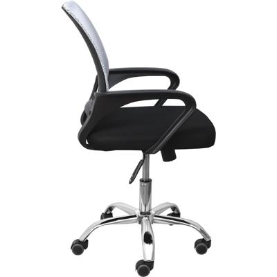 Кресло компьютерное AksHome Кресло поворотное Ricci New, серый, сетка арт. ZN-381500