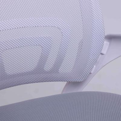 Кресло компьютерное AksHome Кресло рабочее, поворотное RICCI NEW, white, ткань/сетка, светло-серый арт. ZN-381505