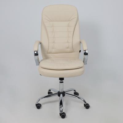 Кресло компьютерное AksHome Кресло поворотное Richard New, кремовый, экокожа арт. ZN-381506
