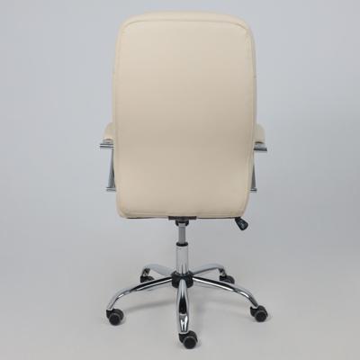 Кресло компьютерное AksHome Кресло поворотное Richard New, кремовый, экокожа арт. ZN-381506