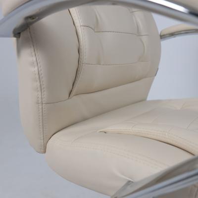 Кресло компьютерное AksHome Кресло поворотное Richard New, кремовый, экокожа арт. ZN-381506