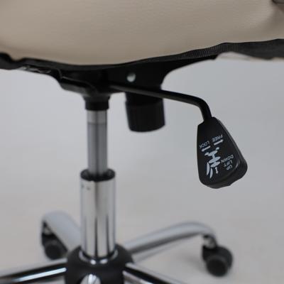 Кресло компьютерное AksHome Кресло поворотное Richard New, кремовый, экокожа арт. ZN-381506