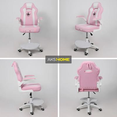 Кресло компьютерное AksHome Кресло поворотное ELEN, ткань, розовый арт. ZN-381509