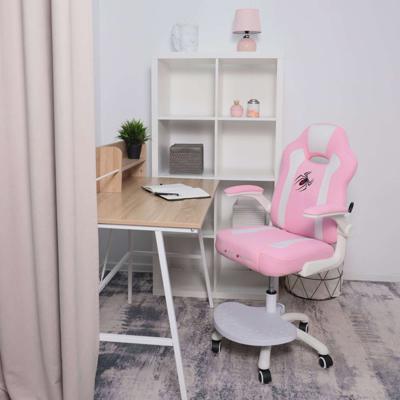 Кресло компьютерное AksHome Кресло поворотное ELEN, ткань, розовый арт. ZN-381509