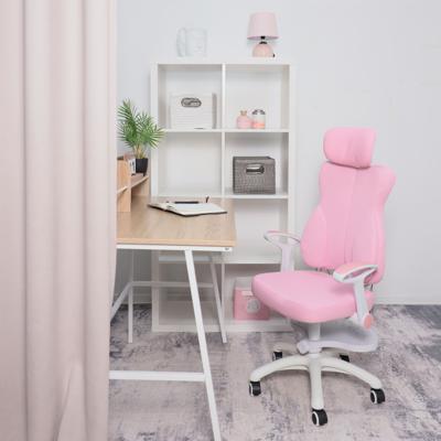 Кресло компьютерное AksHome Кресло поворотное LOLU, ткань, розовый арт. ZN-381511
