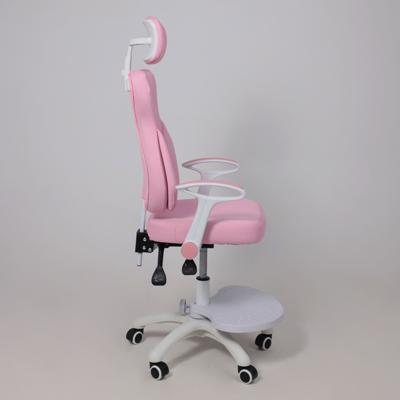 Кресло компьютерное AksHome Кресло поворотное LOLU, ткань, розовый арт. ZN-381511