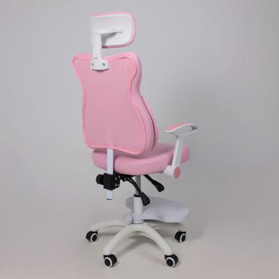 Кресло компьютерное AksHome Кресло поворотное LOLU, ткань, розовый арт. ZN-381511