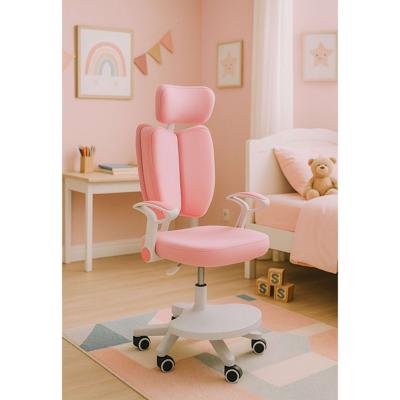 Кресло компьютерное AksHome Кресло поворотное LOLU, ткань, розовый арт. ZN-381511