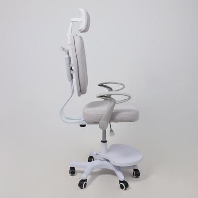 Кресло компьютерное AksHome Кресло поворотное Twins, серый, ткань арт. ZN-381512