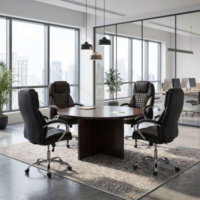 Кресло компьютерное AksHome Кресло поворотное Paradis, чёрный, экокожа арт. ZN-381513