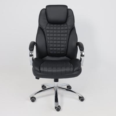 Кресло компьютерное AksHome Кресло поворотное Paradis, чёрный, экокожа арт. ZN-381513