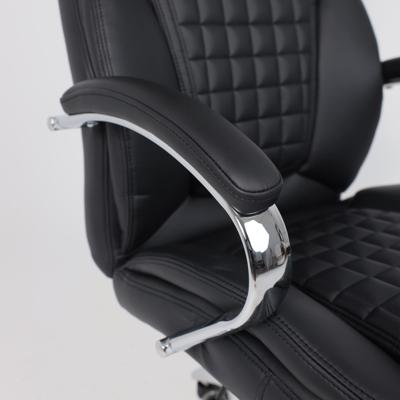 Кресло компьютерное AksHome Кресло поворотное Paradis, чёрный, экокожа арт. ZN-381513