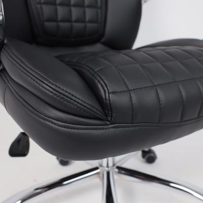 Кресло компьютерное AksHome Кресло поворотное Paradis, чёрный, экокожа арт. ZN-381513