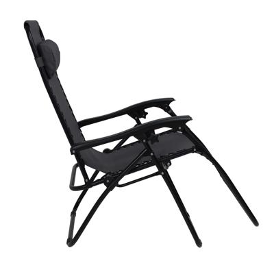 Кресло AksHome Кресло складное Relax, черный, ткань арт. ZN-144320
