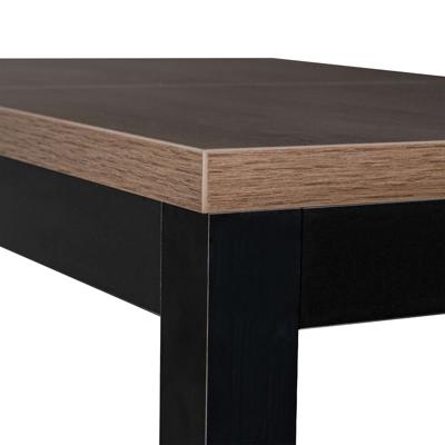 Стол AksHome Стол раздвижной Black, 110(149)*67, дуб канзас, лдсп арт. ZN-126332