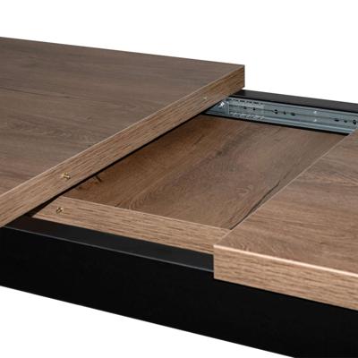 Стол AksHome Стол раздвижной Black, 110(149)*67, дуб канзас, лдсп арт. ZN-126332