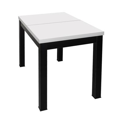 Стол AksHome Стол раздвижной BLACK, 1100(1490)*670*770, (белый мат) арт. ZN-381536
