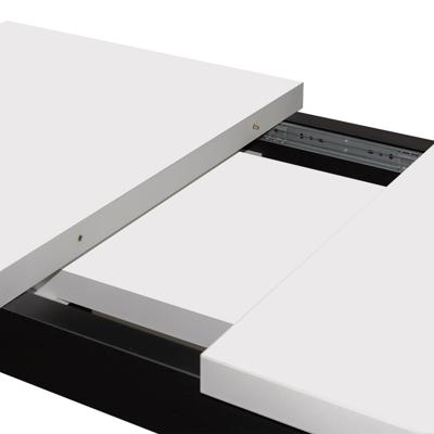 Стол AksHome Стол раздвижной BLACK, 1100(1490)*670*770, (белый мат) арт. ZN-381536