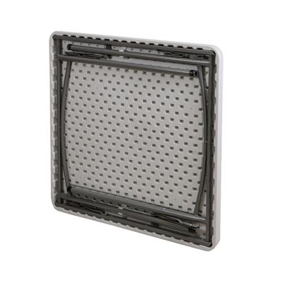Стол AksHome Стол садовый складной, белый, hdpe-пластик, квадратный арт. ZN-381538