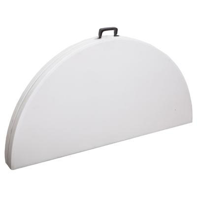 Стол AksHome Стол садовый складной, белый, hdpe-пластик, круглый арт. ZN-381539
