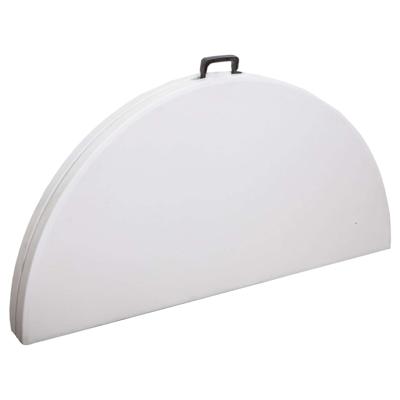 Стол AksHome Стол садовый складной, белый, hdpe-пластик, круглый арт. ZN-381539