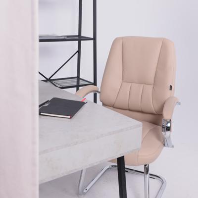 Офисное кресло AksHome Стул King, бежевый, экокожа арт. ZN-126740