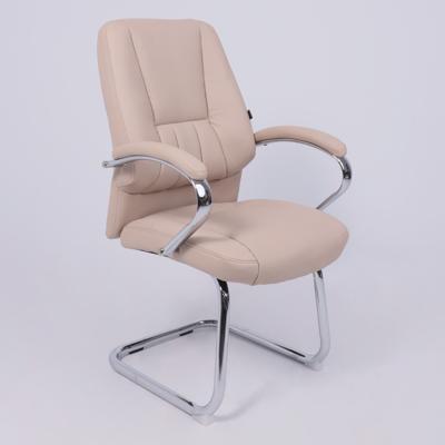 Офисное кресло AksHome Стул King, бежевый, экокожа арт. ZN-126740