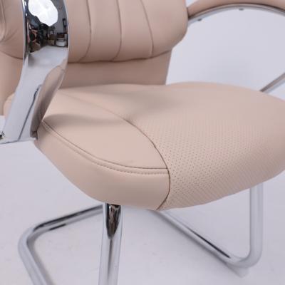 Офисное кресло AksHome Стул King, бежевый, экокожа арт. ZN-126740