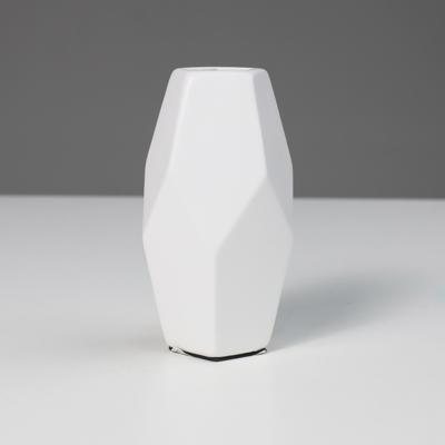 Ваза AksHome Ваза керамическая EASY, белый, 5*15см арт. ZN-381548