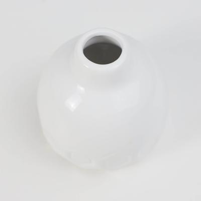 Ваза AksHome Ваза керамическая MONK, белый, 9,5*9,5*10см арт. ZN-381550
