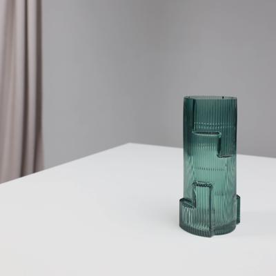 Ваза AksHome Ваза стеклянная CASH, зеленый, 10*20см арт. ZN-381563