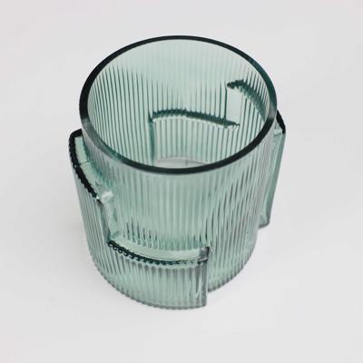Ваза AksHome Ваза стеклянная CASH, зеленый, 15*15см арт. ZN-381568