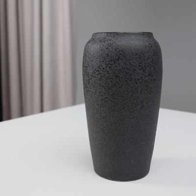 Ваза AksHome Ваза керамическая MERCY, серый, 15*15*26см арт. ZN-381588