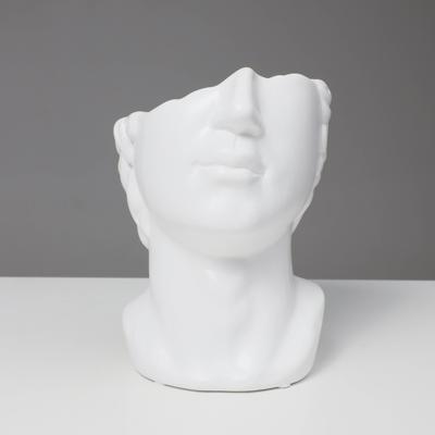 Ваза AksHome Ваза керамическая DIONIS, белый, 14*16,5*19,5см арт. ZN-381591