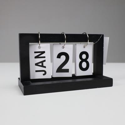 Статуэтка AksHome Статуэтка декоративная CALENDAR, черный, 20,5*12*9см арт. ZN-381614