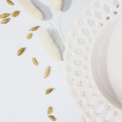 Набор посуды AksHome Тарелка глубока DELICATE, фарфор, белый, 20,3*3,8см арт. ZN-381632