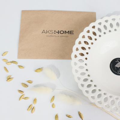 Набор посуды AksHome Тарелка глубока DELICATE, фарфор, белый, 20,3*3,8см арт. ZN-381632