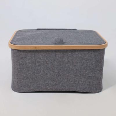 Аксессуары для ванной AksHome Коробка для хранения IRIS, бамбук арт. ZN-381653