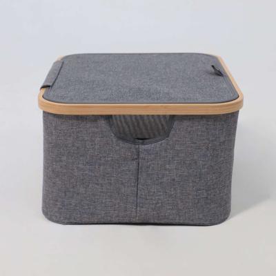 Аксессуары для ванной AksHome Коробка для хранения IRIS, бамбук арт. ZN-381653