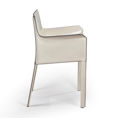 Стул Top concept Стул с подлокотниками Барри, кожа бежевый арт. 2000000000121