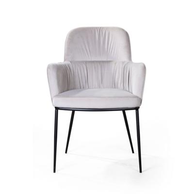 Стул Top concept Стул с подлокотниками Баркли, микровелюр серый арт. 2001000000340