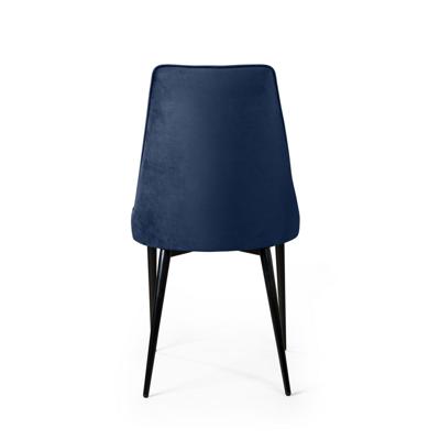 Стул Top concept Стул Оливер, бархат синий 29/ чёрный конус арт. 75268