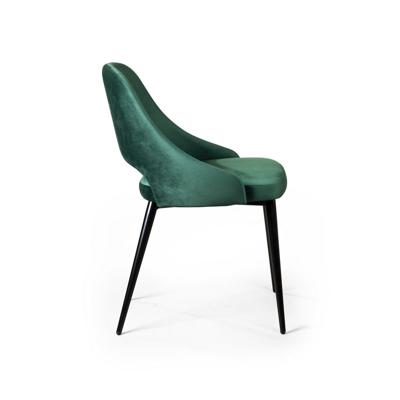Стул Top concept Стул Вильям, бархат зелёный 19/ черный конус арт. 75420