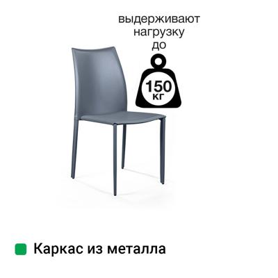 Стул Top concept Стул Рольф, кожа антрацит арт. 2001000000722