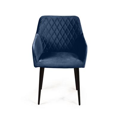 Стул Top concept Стул с подлокотниками Роберт, бархат синий 29 арт. 74906