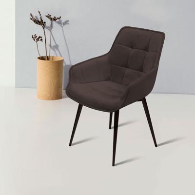 Стул Top concept Стул с подлокотниками Капри, бархат антрацит 14 / опора конус арт. 13578
