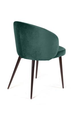 Стул Top concept Стул Монблан, бархат изумрудный 87 / черный конус арт. 18473
