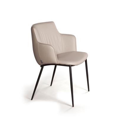 Стул Top concept Стул с подлокотниками София, иск.кожа soft-touch, серый арт. 2001000001460
