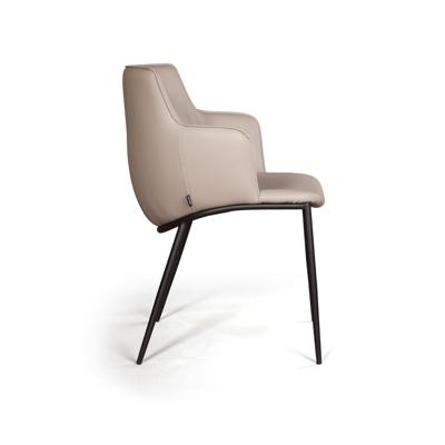 Стул Top concept Стул с подлокотниками София, иск.кожа soft-touch, серый арт. 2001000001460