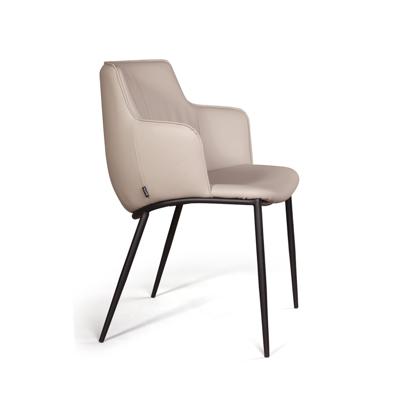 Стул Top concept Стул с подлокотниками София, иск.кожа soft-touch, серый арт. 2001000001460